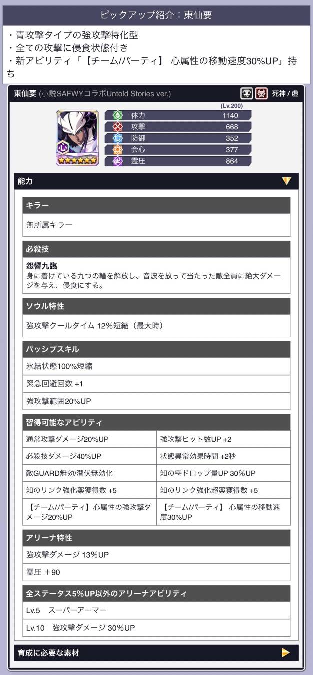 東仙要(オリジナル形態) 東仙要(オリジナル形態)