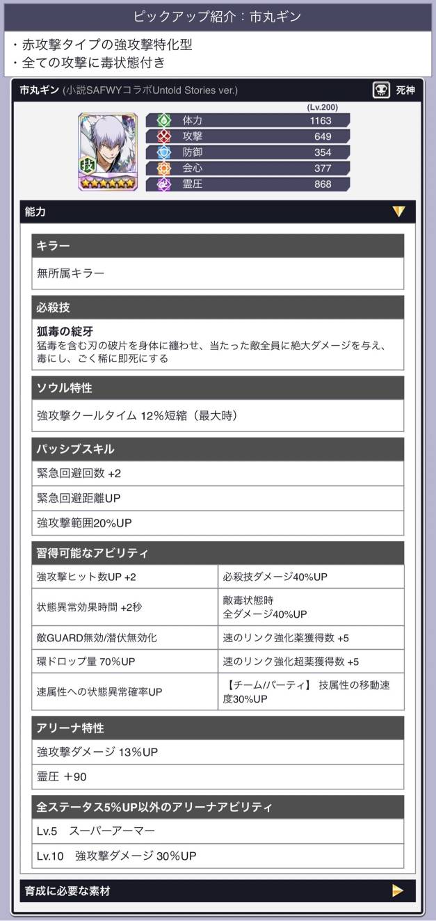 市丸ギン(オリジナル形態) 市丸ギン(オリジナル形態)